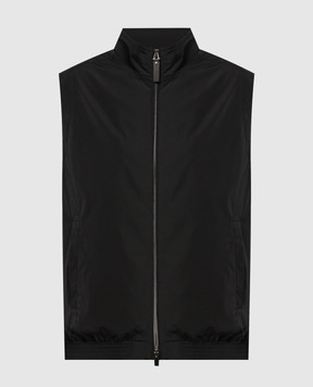 Canali Черный жилет SG02321O40934