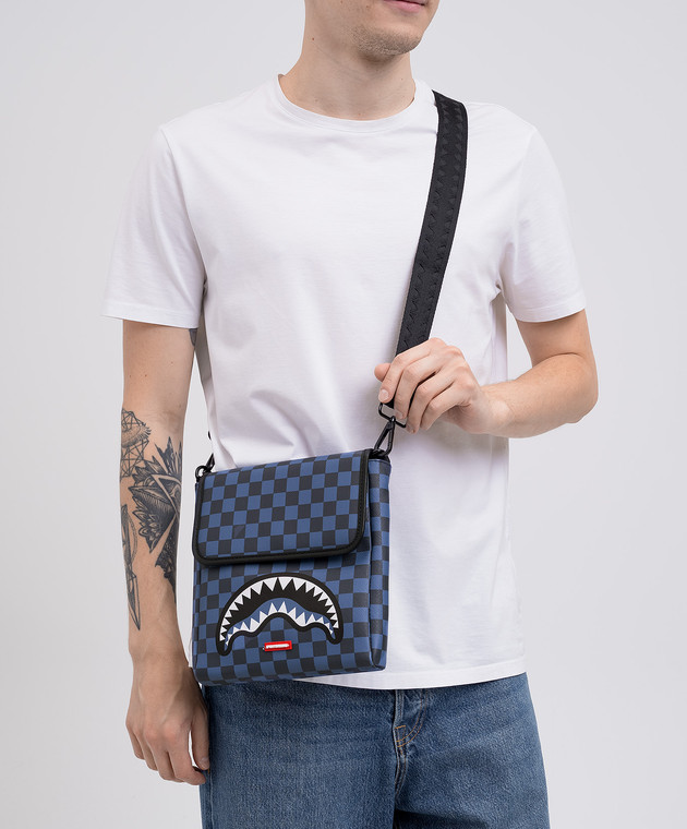 Sprayground - Детская синяя сумка Midnight Magic Sharks in Paris