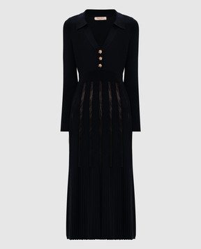 Twinset Чорна сукня міді 252TP3110