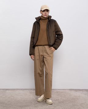 Woolrich Коричневая пуховая куртка CCFWWOU2097FRUT5185