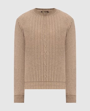 Loro Piana Коричневий светр з кашеміру FAP5965