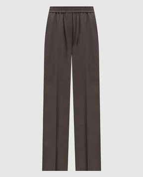 Brunello Cucinelli Коричневі штани з вовною MPW07P9002