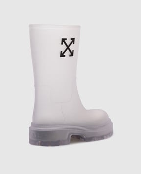 Off-White Прозорі чоботи Reboot Arrow OWIE049S25MAT002
