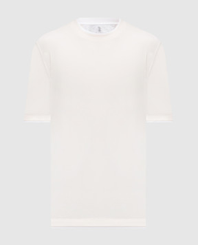 Brunello Cucinelli Бежевая футболка M0B137427