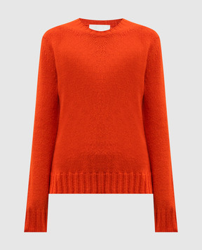 Jil Sander Червоний светр із вовною та шовком J40GP0161J14730