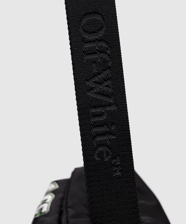 Off-White Чорна сумка з логотипом OMNQ081S25FAB002 зображення 4