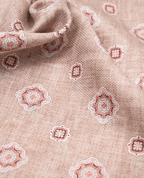 Brunello Cucinelli Двухсторонний платок-паше из шелка в принт MR8950091