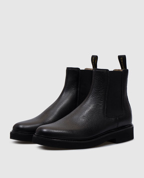 Doucal's Черные кожаные челси DD8591VERSUF251