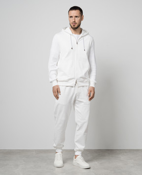 Brunello Cucinelli Белая спортивная куртка MW8489054G