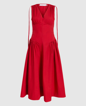 PROENZA SCHOULER Червона сукня міді Clayton WL2523534SC080
