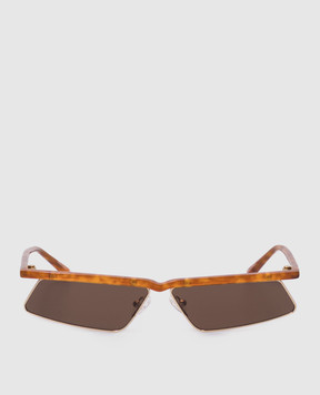 The Attico by Linda Farrow Коричневі сонцезахисні окуляри Aria Cat Eye ATTICO70C3