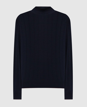 Stefano Ricci Фиолетовый джемпер из шерсти K303024L10F25346