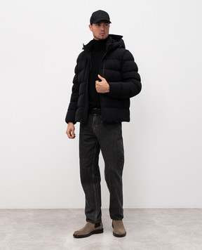 Woolrich Черный стеганый пуховик CFWOOU2088MRUT3107