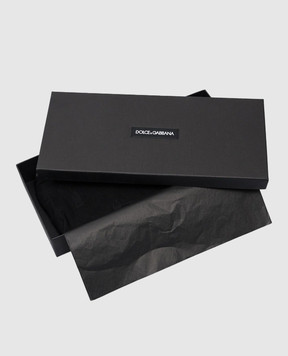 Dolce&Gabbana Чорні колготи з логотипом 20 den O4B16TONP13