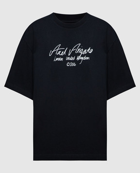 Axel Arigato Черная футболка с принтом логотипа A2223001