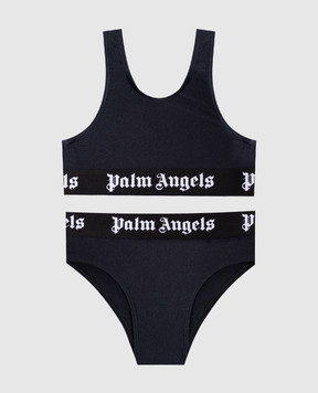 Palm Angels Дитячий синій купальник з логотипом PGFE002C99JER00112+