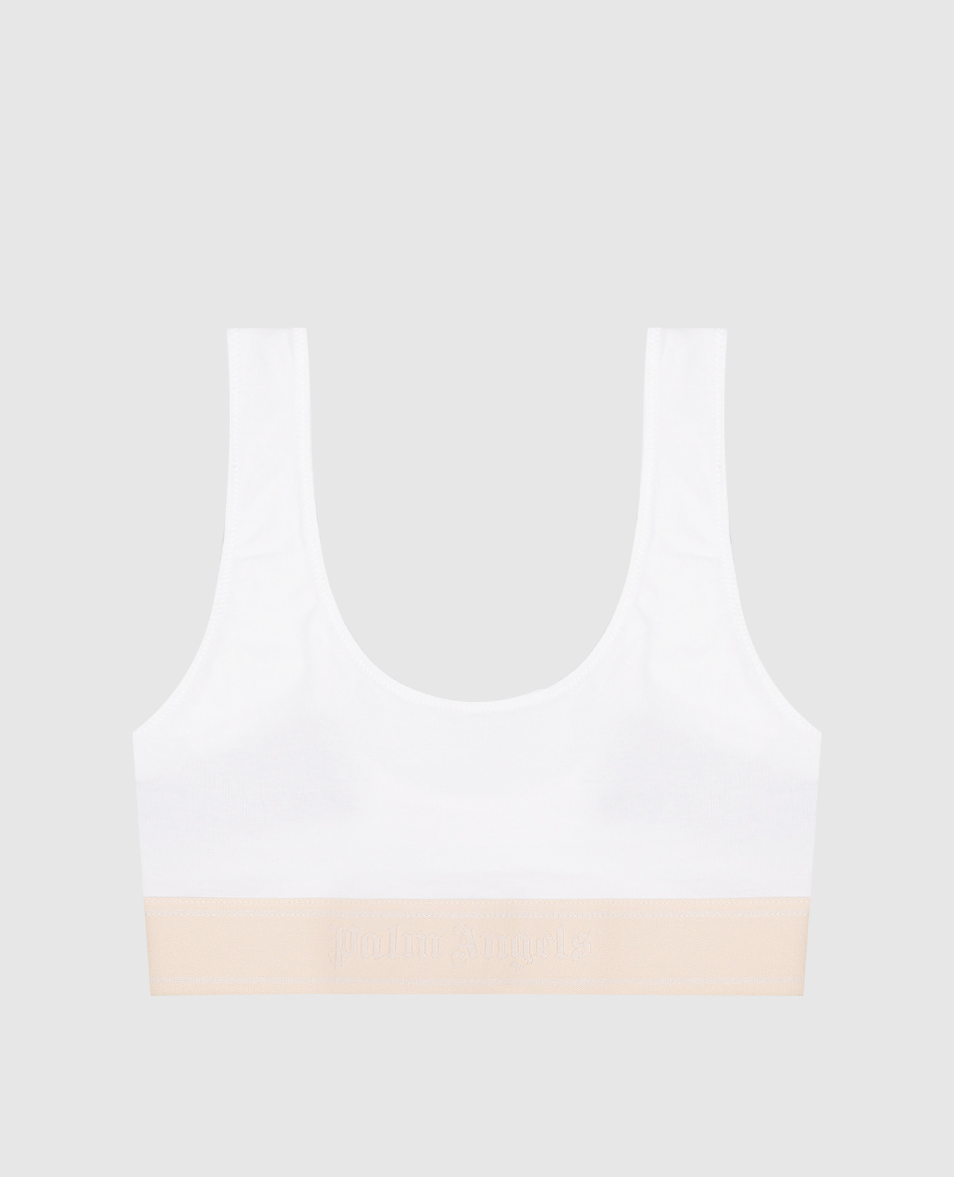 White top with logo pattern