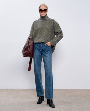 Jil Sander Сірий меланжевий светр з вовни J02GP0195J14720