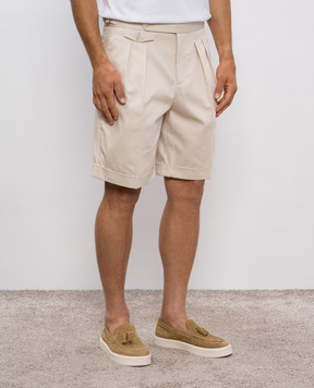Brunello Cucinelli Бежеві шорти MP261U0040