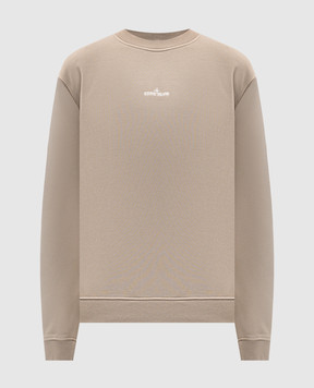 Stone Island Бежевий світшот з принтом логотипа K2S156100018S0195