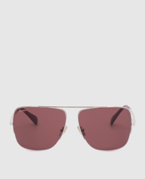 Max Mara Золотые солнцезащитные очки MENTON3 MENTON3