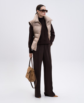 Tom Ford Бежевый пуховой стеганый жилет CS1286FAX1554
