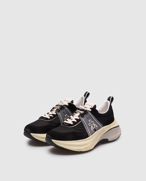 Premiata Черные кроссовки HILL с логотипом HILL