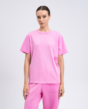 Alexander Wang Рожева футболка з логотипом 4CC3241520