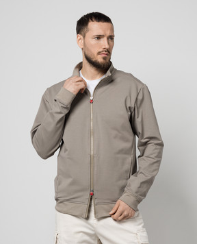 Kiton Сіра спортивна кофта UMC032H08052