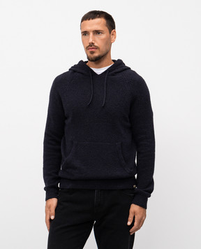 Woolrich Синє худі з нашивкою логотипа CFWOKN2032MRUF5048
