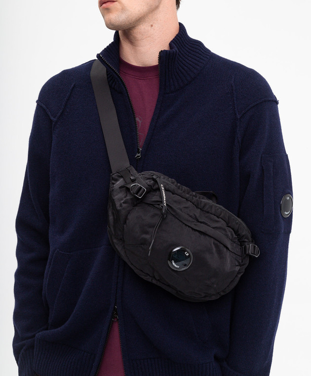 C.P. Company Черная поясная сумка Nylon B с логотипом MAC112A005269G изображение 2