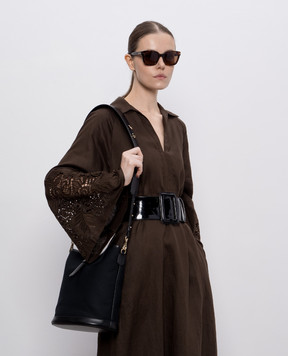 Max Mara Weekend Чорна сумка бакет-бег DOMIZIA DOMIZIA1