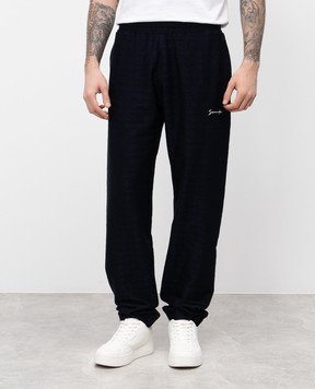 Givenchy Голубые джогеры с логотипом BM51DA3YPY
