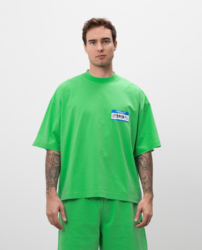 Vetements Зелена футболка з логотипом UA66TR710Em