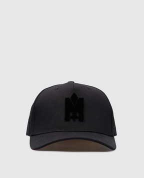 Mackage Чорна кепка ANDERSON-V з фактурною емблемою логотипа ANDERSONVw