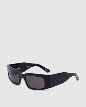 Balenciaga Черные очки Paper с логотипом 773507T0039