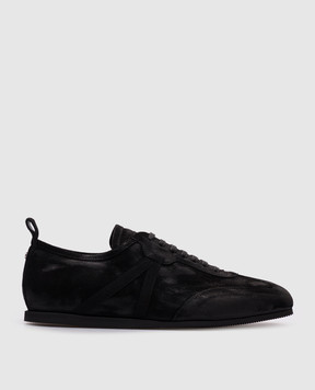 Ann Demeulemeester Чорний замшеві кросівки Siru B0012585LT147