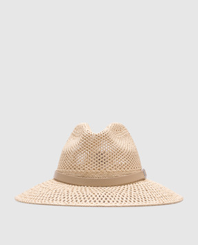 Max Mara Бежевая ажурная шляпа MAROCCO MAROCCO