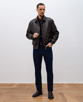 ISAIA Синий кардиган из шерсти MG8019YP005