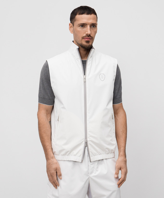Brunello Cucinelli - Двухсторонний жилет с эмблемой MM49A7460F