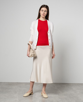Allude Красный топ из шерсти 24264024