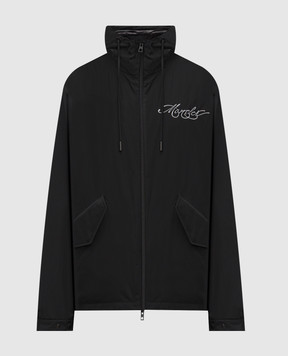Moncler Черная ветровка Iraclia с вышивкой логотипа K20911A00063597W3