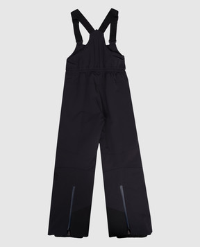 Moncler Grenoble ENFANT Дитячий синій гірськолижний комбінезон з логотипом K29572G00003530661214