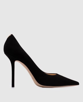 Jimmy Choo Черные замшевые туфли Love LOVE100BWJ