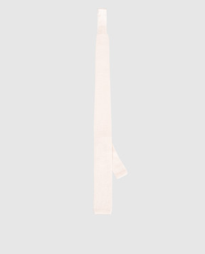 Brunello Cucinelli Бежевый галстук из шелка MM8880018