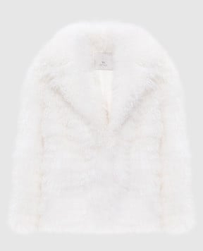 Rindi Біла шуба з овчини 088MG025