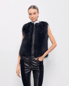 Tom Ford Черный жилет из меха GLF020