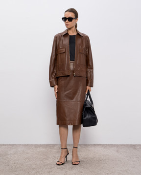 Max Mara Чорний топ із шовку CORTONA CORTONA