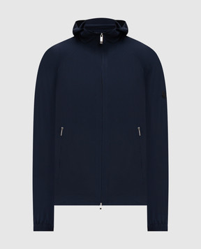 Moncler Синя вітровка Chalvine з логотипом K10911A0011359865