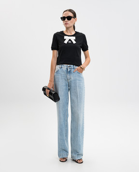 Dolce&Gabbana Голубые джинсы с нашивкой логотипа FTC8CDG8NC3